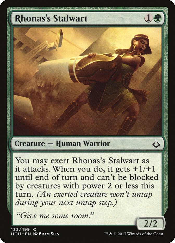 Rhonas's Stalwart [Hour of Devastation] Foil