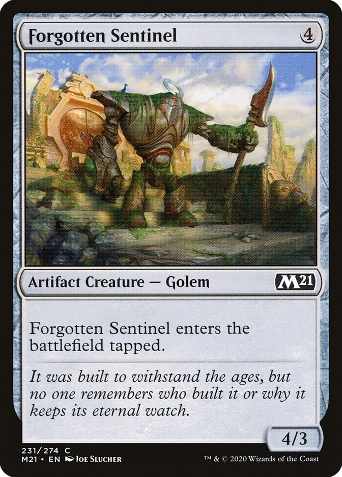 Forgotten Sentinel [Core Set 2021] Foil