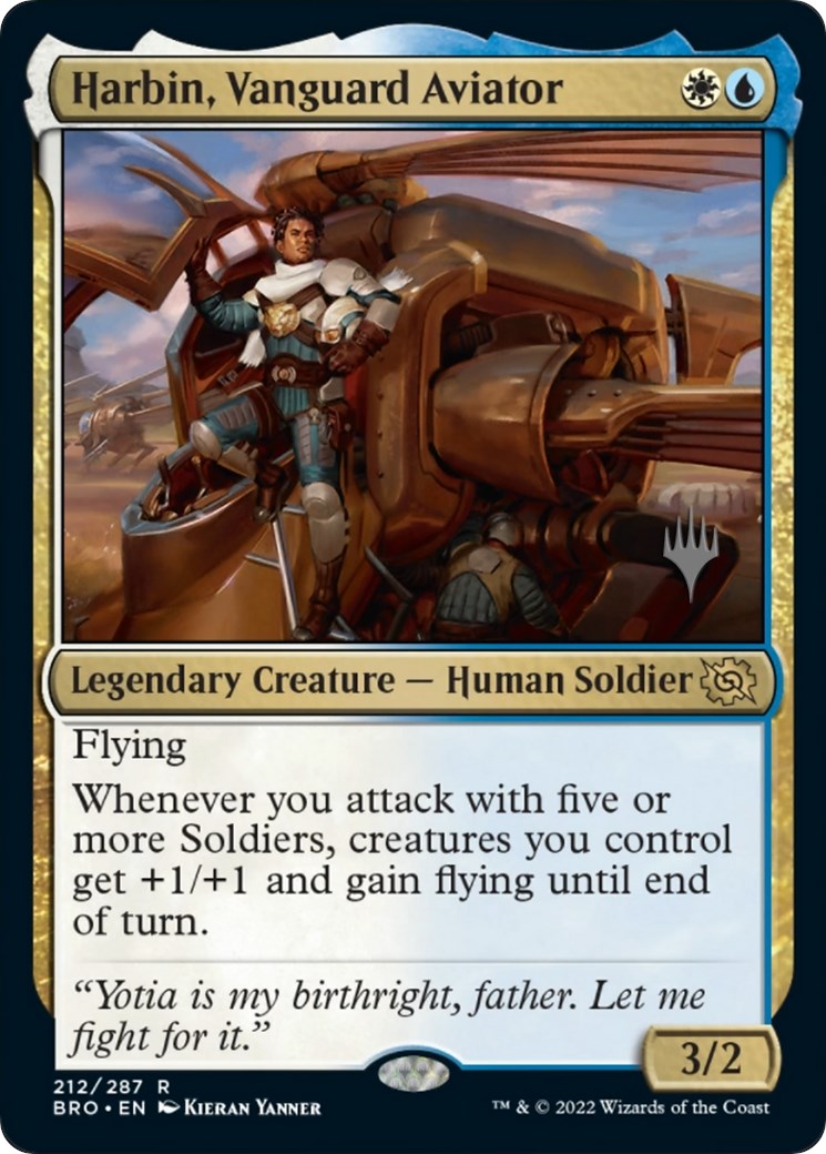 Harbin, Vanguard Aviator (Promo Pack) [The Brothers' War Promos] Foil
