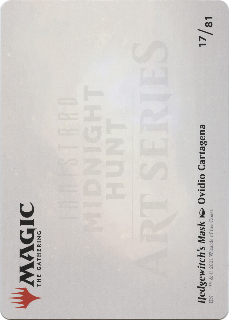Hedgewitch's Mask // Hedgewitch's Mask  [Midnight Hunt Art Series] (Borderless) Foil