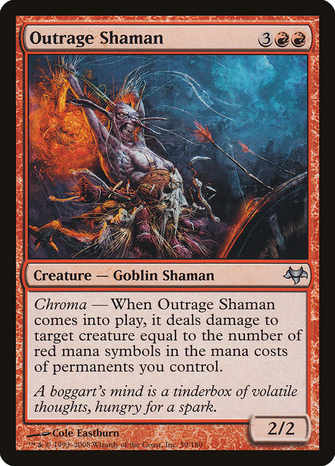 Outrage Shaman [Eventide] Foil