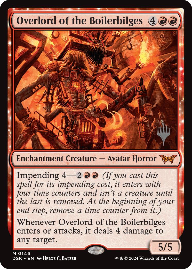 Overlord of the Boilerbilges (Promo Pack) [Duskmourn: House of Horror Promos] Foil