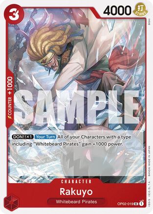 Rakuyo (OP02-019) - [Starter Deck 15: RED Edward.Newgate]