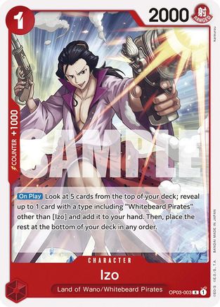 Izo (OP03-003) - [Starter Deck 15: RED Edward.Newgate]