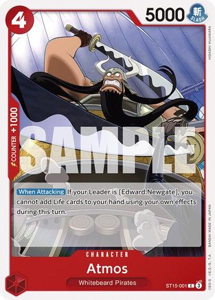 Atmos (ST15-001) - [Starter Deck 15: RED Edward.Newgate]