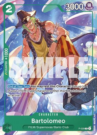 Bartolomeo (P-029) - [Starter Deck 16: GREEN Uta]