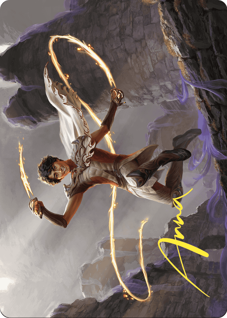 Kellan, the Fae-Blooded // Kellan, the Fae-Blooded  [Wilds of Eldraine Art Series] (Borderless) Foil