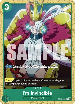 I'm invincible (ST11-005) - [Starter Deck 16: GREEN Uta]