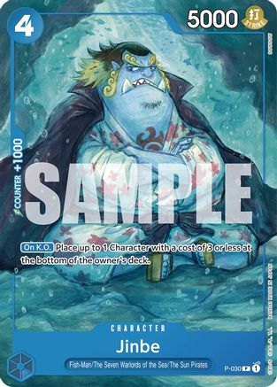 Jinbe (P-030) - [Starter Deck 17: BLUE Donquixote Doflamingo]