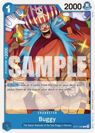Buggy (ST17-003) - [Starter Deck 17: BLUE Donquixote Doflamingo]