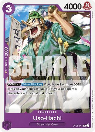 Uso-Hachi (OP05-061) (OP05-061) - [Starter Deck 18: PURPLE Monkey.D.Luffy]