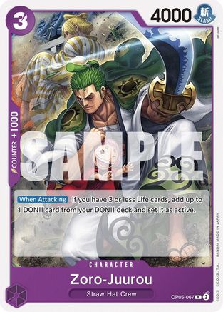 Zoro-Juurou (OP05-067) (OP05-067) - [Starter Deck 18: PURPLE Monkey.D.Luffy]