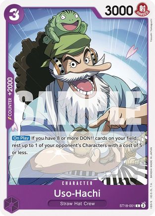 Uso-Hachi (ST18-001) (ST18-001) - [Starter Deck 18: PURPLE Monkey.D.Luffy]