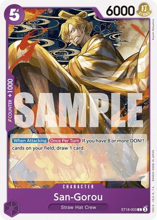 San-Gorou (ST18-003) - [Starter Deck 18: PURPLE Monkey.D.Luffy]