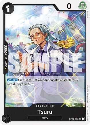 Tsuru (OP02-106) - [Starter Deck 19: BLACK Smoker]