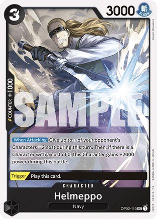 Helmeppo (OP02-113) - [Starter Deck 19: BLACK Smoker]