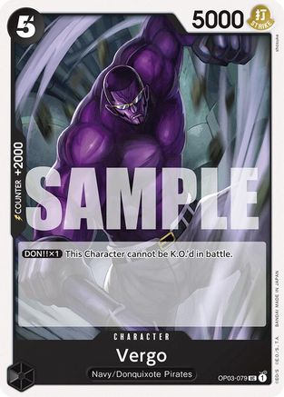 Vergo (OP03-079) - [Starter Deck 19: BLACK Smoker]