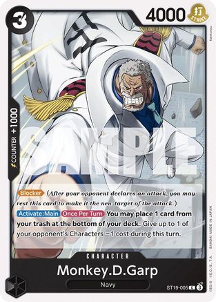 Monkey.D.Garp (ST19-005) - [Starter Deck 19: BLACK Smoker]