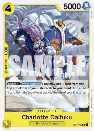 Charlotte Daifuku (ST07-005) - [Starter Deck 20: YELLOW Charlotte Katakuri]