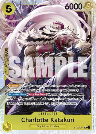 Charlotte Katakuri (ST20-001) (ST20-001) - [Starter Deck 20: YELLOW Charlotte Katakuri] Foil