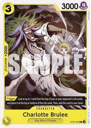 Charlotte Brulee (ST20-003) - [Starter Deck 20: YELLOW Charlotte Katakuri]