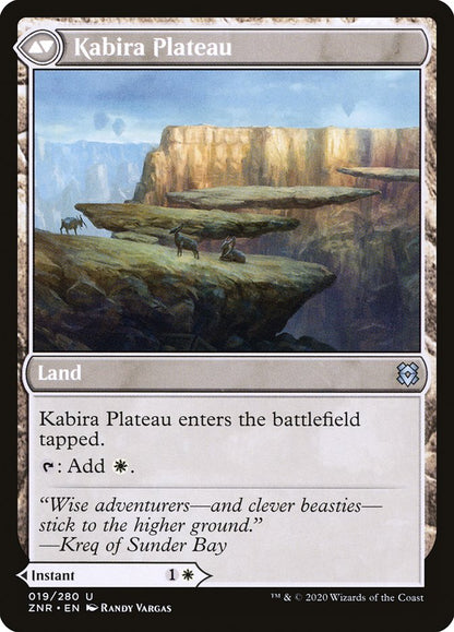 Kabira Takedown // Kabira Plateau [Zendikar Rising] Foil