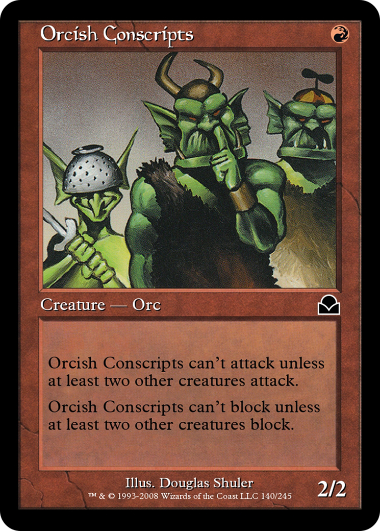 Orcish Conscripts  [Masters Edition II]