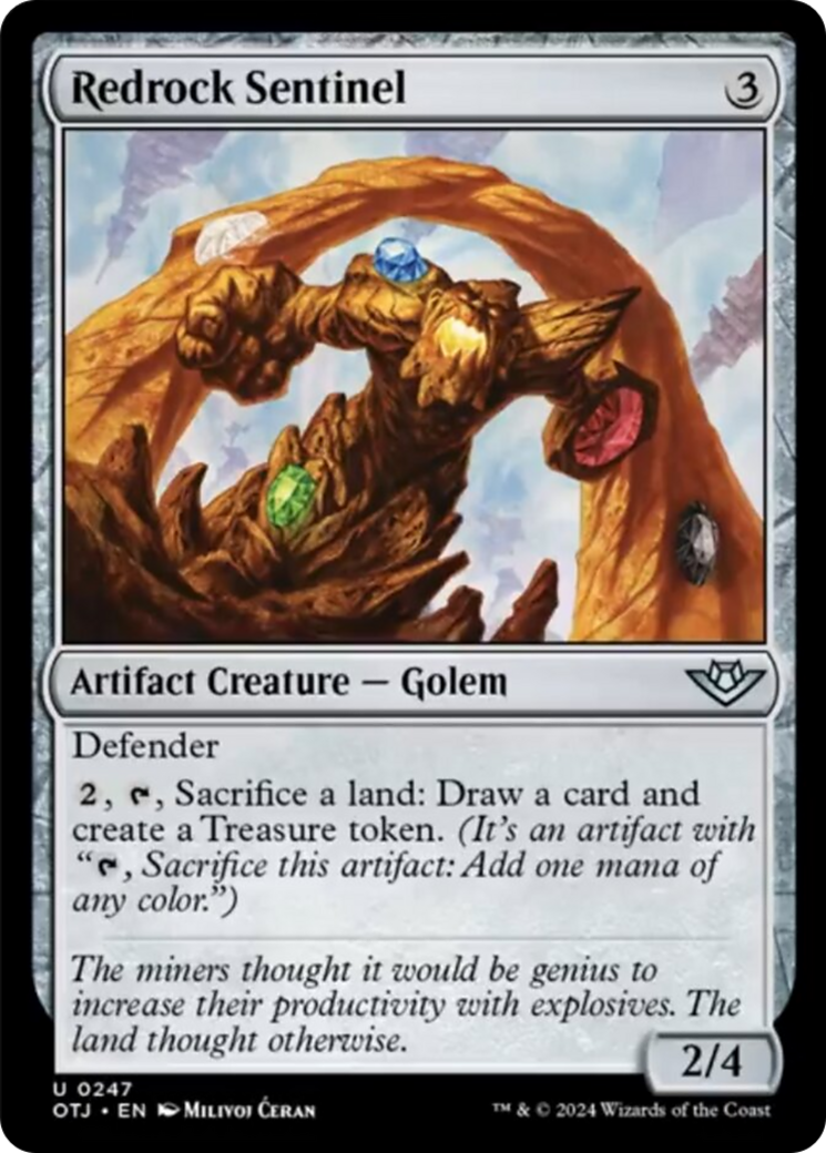 Redrock Sentinel [Outlaws of Thunder Junction] Foil