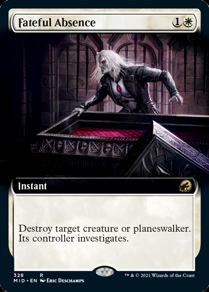 Fateful Absence (Extended Art) [Innistrad: Midnight Hunt] Foil