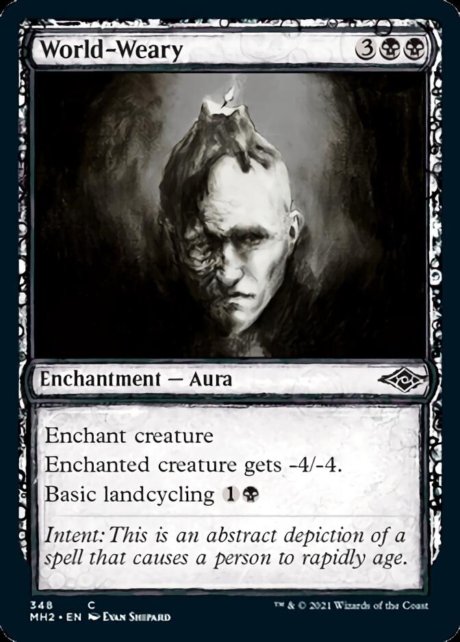 World-Weary (Sketch) [Modern Horizons 2] Foil