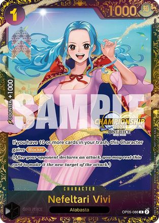 Nefeltari Vivi (October Championship 2024 Store Regionals) (OP05-086) - [One Piece Promotion Cards] Foil