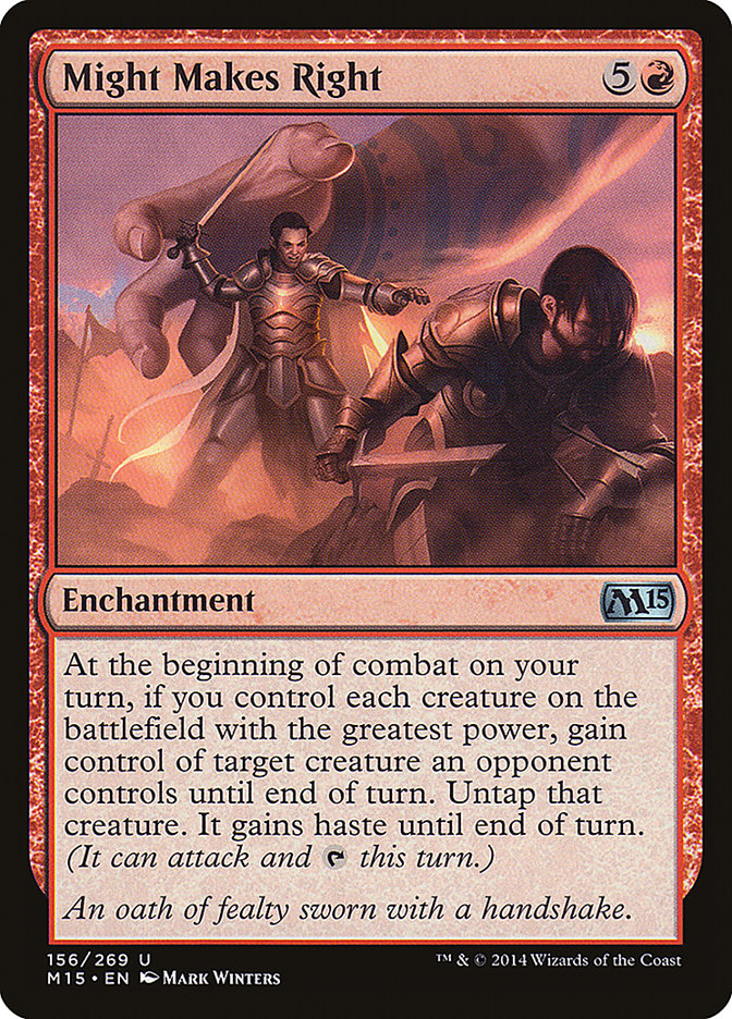 Might Makes Right [Magic 2015] Foil