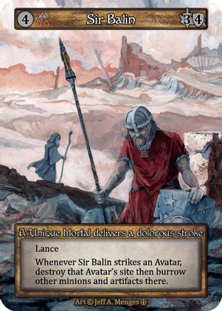 Sir Balin  - Arthurian Legends