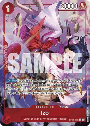Izo (OP03-003) (Alternate Art) (OP03-003) - [Premium Booster -The Best-] Foil