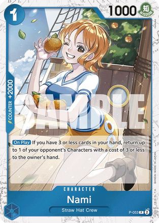 Nami (P-053) (Jolly Roger Foil) (P-053) - [Premium Booster -The Best-] Foil