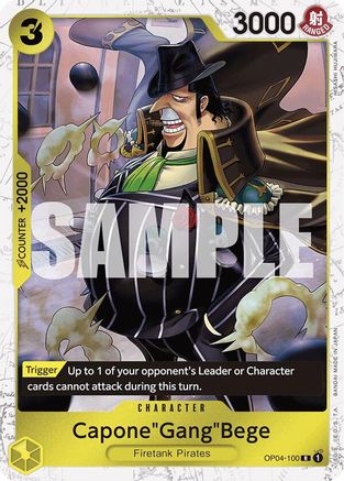 Capone"Gang"Bege (OP04-100) (Jolly Roger Foil) (OP04-100) - [Premium Booster -The Best-] Foil