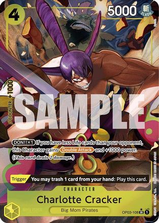 Charlotte Cracker (Alternate Art) (OP03-108) - [Premium Booster -The Best-] Foil