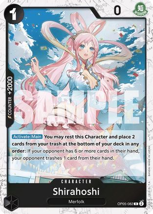 Shirahoshi (OP05-082) (Jolly Roger Foil) (OP05-082) - [Premium Booster -The Best-] Foil