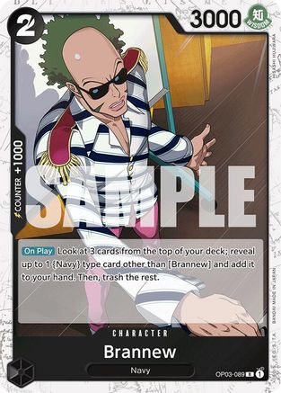 Brannew (Jolly Roger Foil) (OP03-089) - [Premium Booster -The Best-] Foil