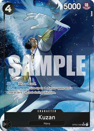 Kuzan (OP02-096) (Alternate Art) (OP02-096) - [Premium Booster -The Best-] Foil