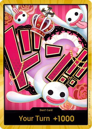 DON!! Card (Perona) (Gold) - [Premium Booster -The Best-] Foil