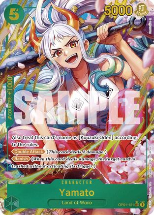 Yamato (OP01-121) (Alternate Art) (OP01-121) - [Premium Booster -The Best-] Foil