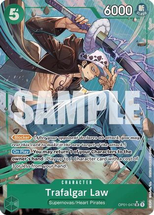 Trafalgar Law (OP01-047) (Alternate Art) (OP01-047) - [Premium Booster -The Best-] Foil