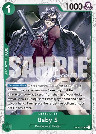 Baby 5 (OP05-034) (Jolly Roger Foil) (OP05-034) - [Premium Booster -The Best-] Foil