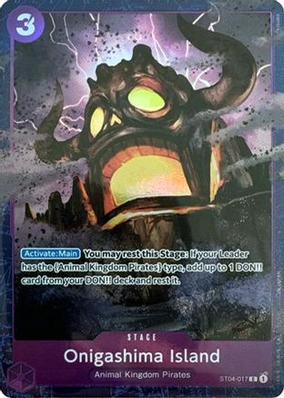 Onigashima Island (Premium Card Collection -Best Selection Vol. 2-) (ST04-017) - [One Piece Promotion Cards] Foil