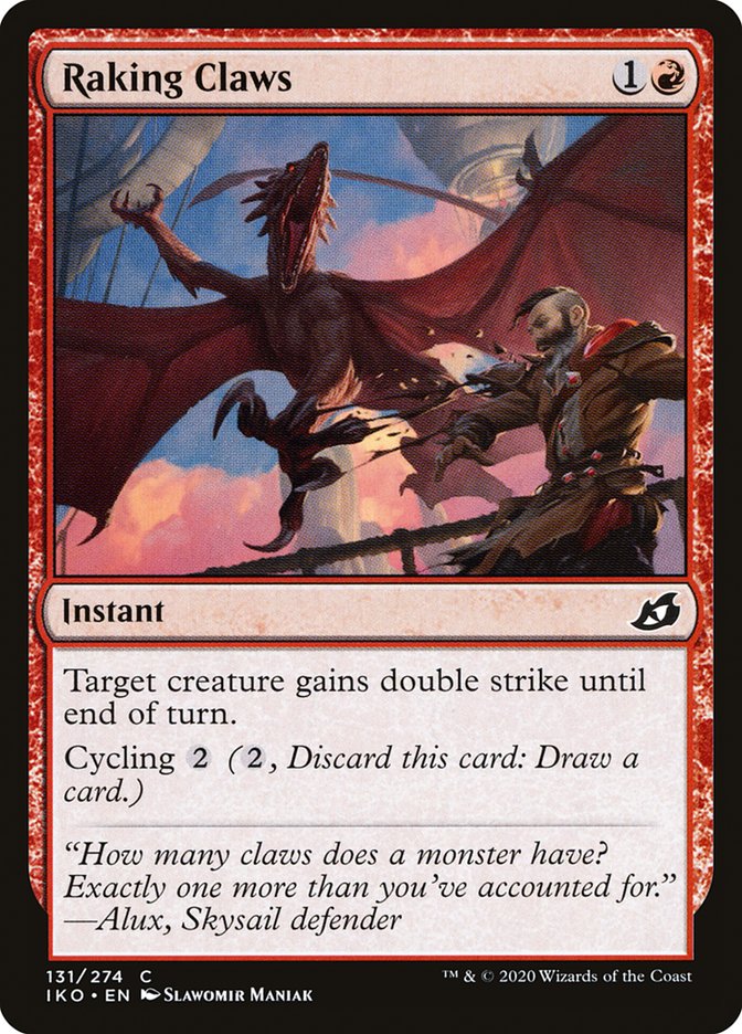 Raking Claws [Ikoria: Lair of Behemoths] Foil