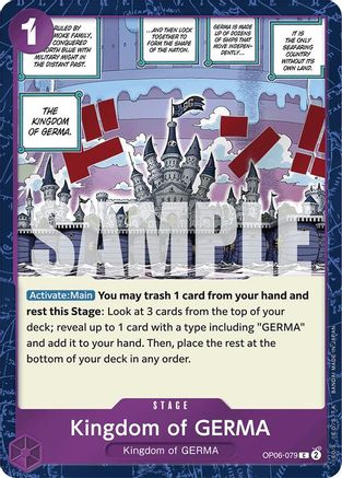 Kingdom of GERMA (Jolly Roger Foil) (OP06-079) - [Premium Booster -The Best-] Foil