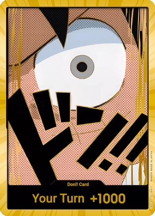 DON!! Card (Luffy) (Gold) - [Premium Booster -The Best-] Foil
