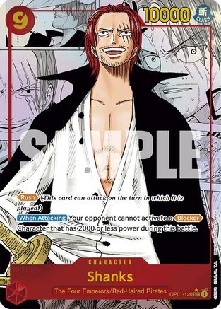 Shanks (Manga) (OP01-120) - [Premium Booster -The Best-] Foil