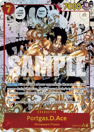 Portgas.D.Ace (Manga) (OP02-013) - [Premium Booster -The Best-] Foil